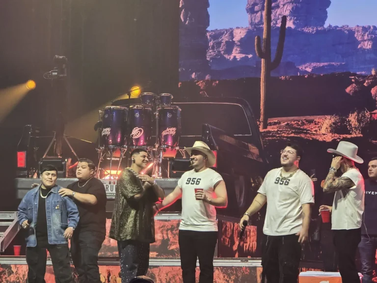 a group of men on a stage