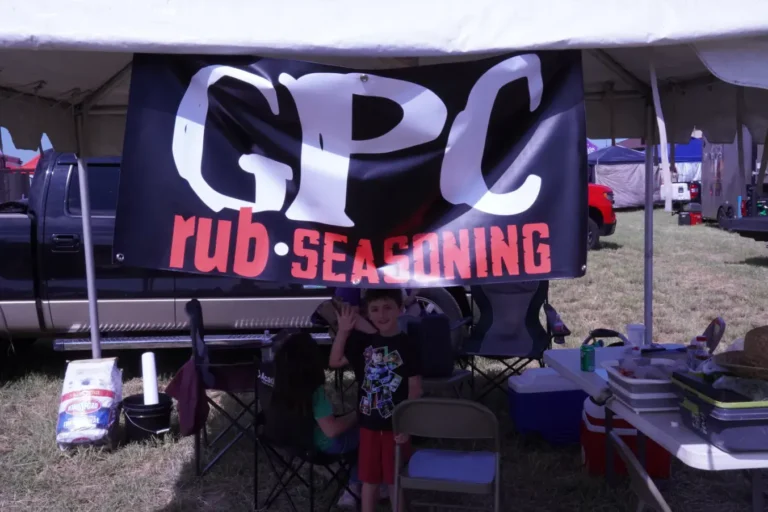a group of kids under a tent