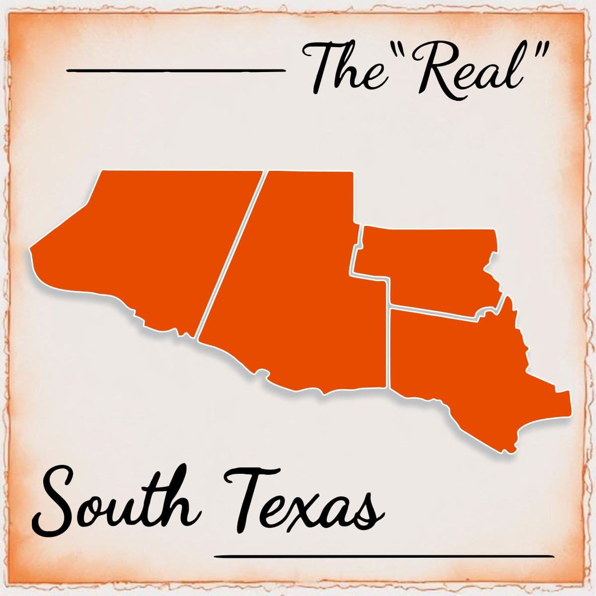 The Real South Texas A picture of the Rio Grande Valley split up into the 4 counties that make up the RGV
