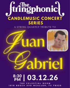 Juan Gabriel Candlemusicconcert